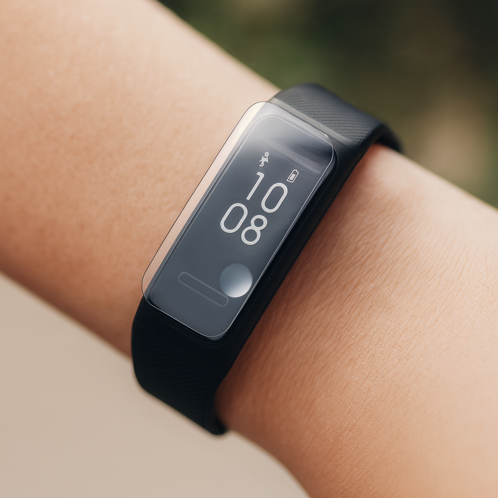 CrystalGuard | Clear TPU Screen Protector – Durable Smartwatch Film for Scratch Protection