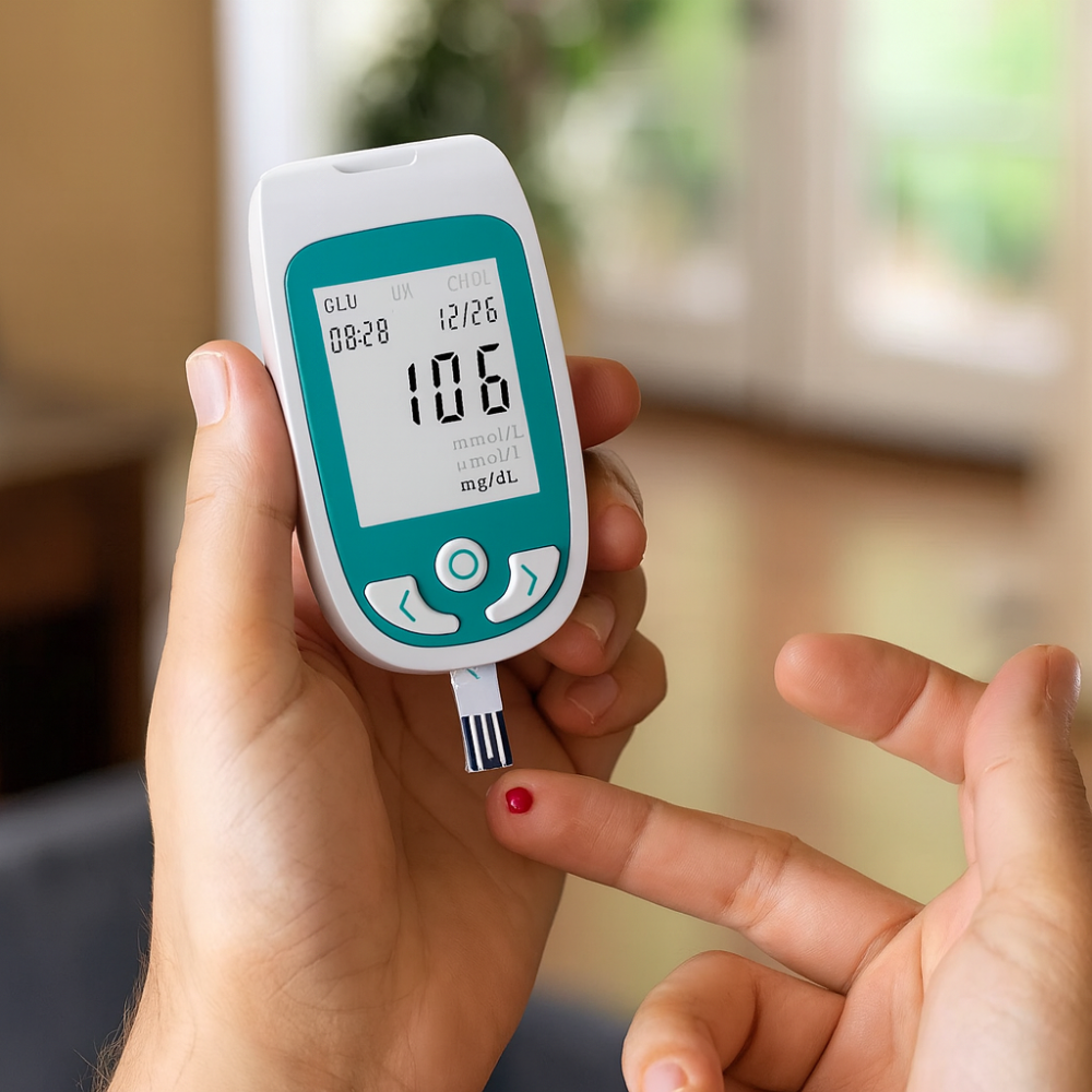 HealthWave | Compact Accurate Blood Sugar Testing Device for Daily Tracking