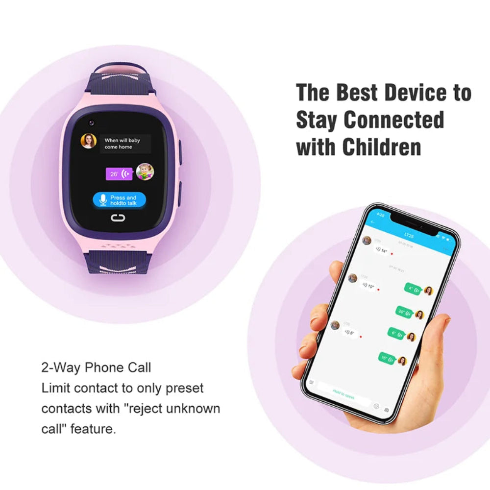 KidVoy | Waterproof Kids GPS Smartwatch – Durable Design with Touchscreen & Camera