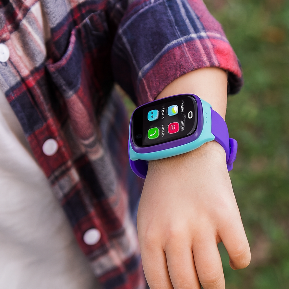 KidVoy | Waterproof Kids GPS Smartwatch – Durable Design with Touchscreen & Camera
