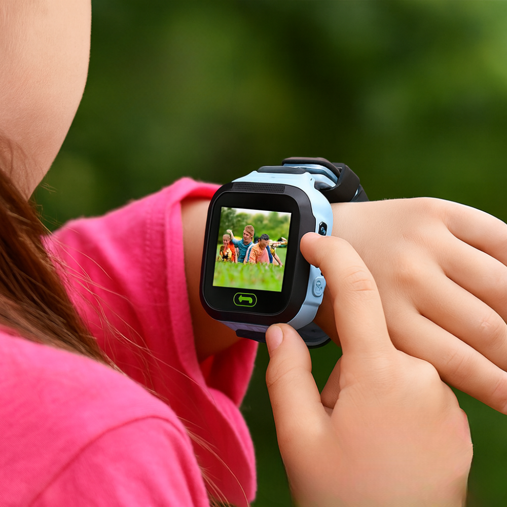 KidoSphere | Interactive Kids Smartwatch – Colorful Design with Camera & GPS Tracker