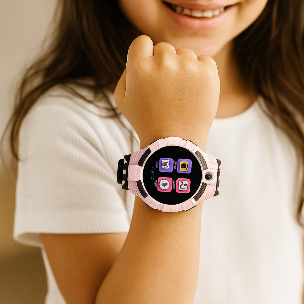 VibrantSnap | Kids Smart Watch – Colorful Interactive Design with Camera and Touch Display