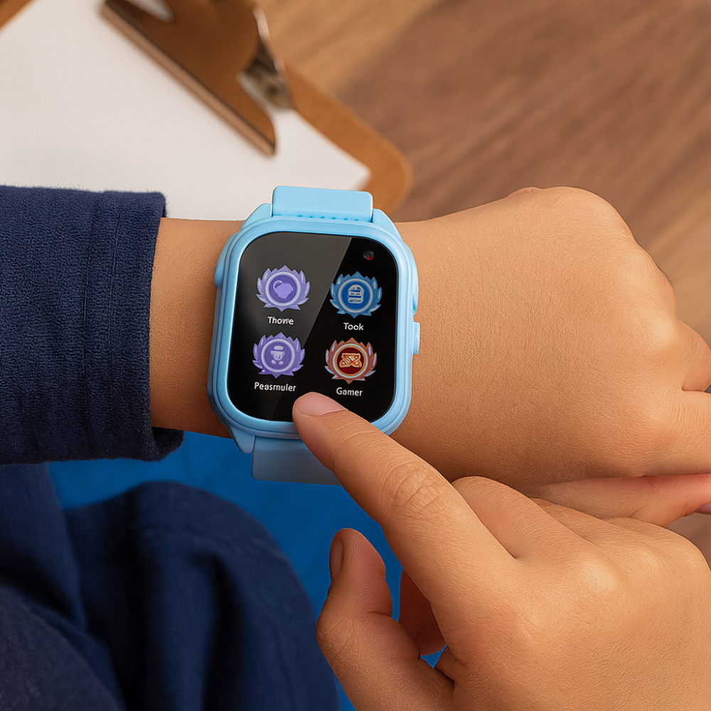 VibrantTech | Kids Fitness Tracker Watch – Fun Interactive Design with Touch Screen